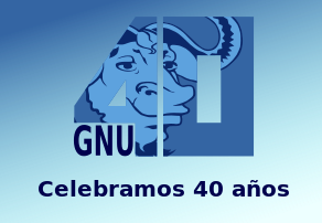 GNU 49 ANIVERSARIO 